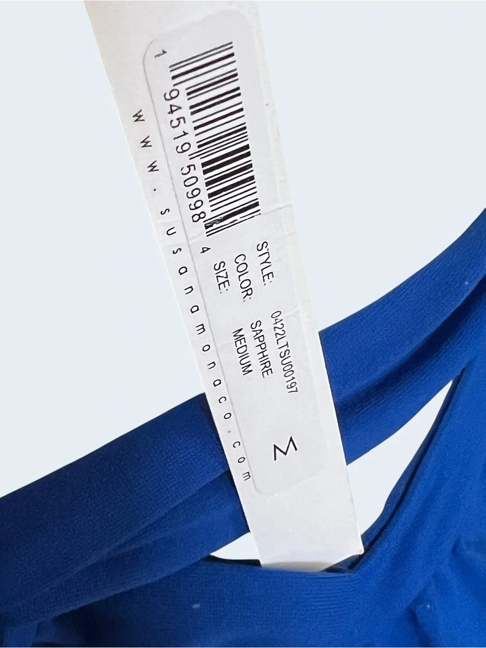 Susana Monaco Sapphire Blue Halter Romper